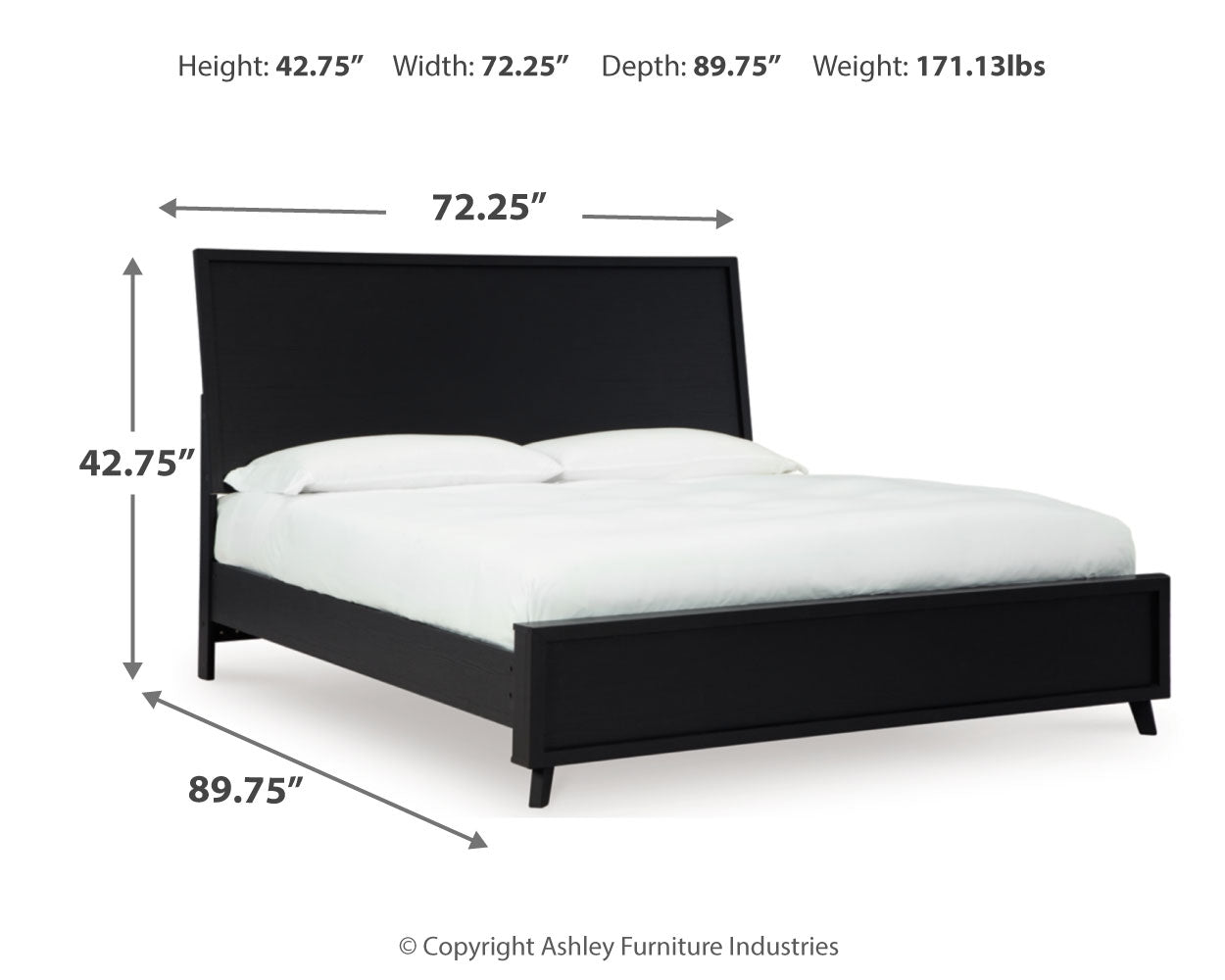 Danziar Queen Panel Bed, 2 Dressers and Nightstand