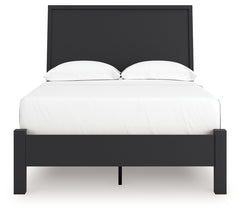 Danziar Full Panel Bed, Dresser and Mirror