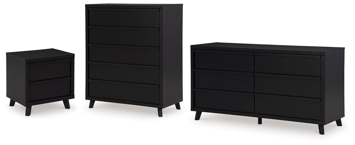 Diamond Furniture - Ashley Furniture - Danziar Dresser, Chest and Nightstand - Dresser, Chest and Nightstand - B1013B35