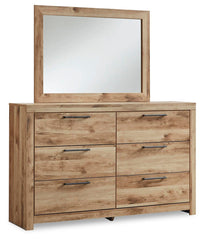 Hyanna King Panel Storage Bed, Dresser, Mirror and 2 Nightstands