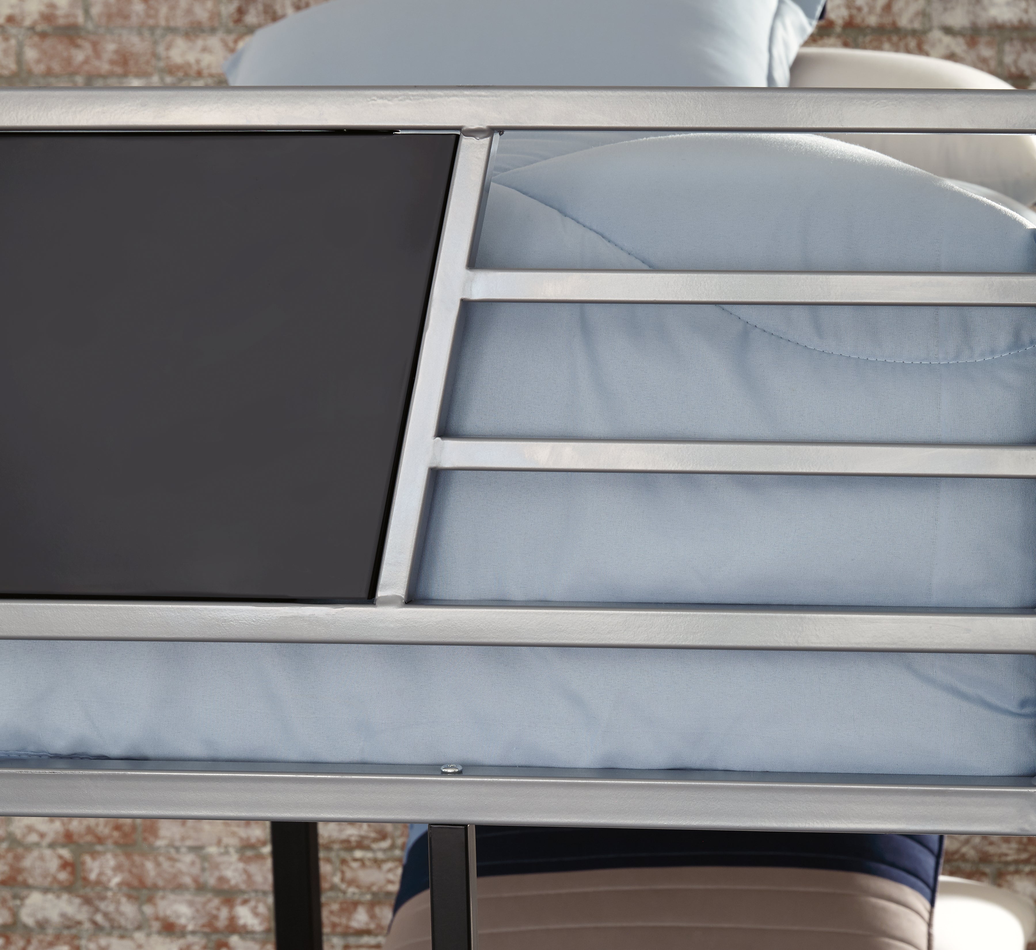 Dinsmore Twin over Twin Bunk Bed and 2 Mattresses