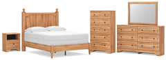 Diamond Furniture - Ashley Furniture - Aleaport Full Panel Bed, Dresser, Mirror, Chest and Nightstand - Full Panel Bed, Dresser, Mirror, Chest and Nightstand - PCB1075B11