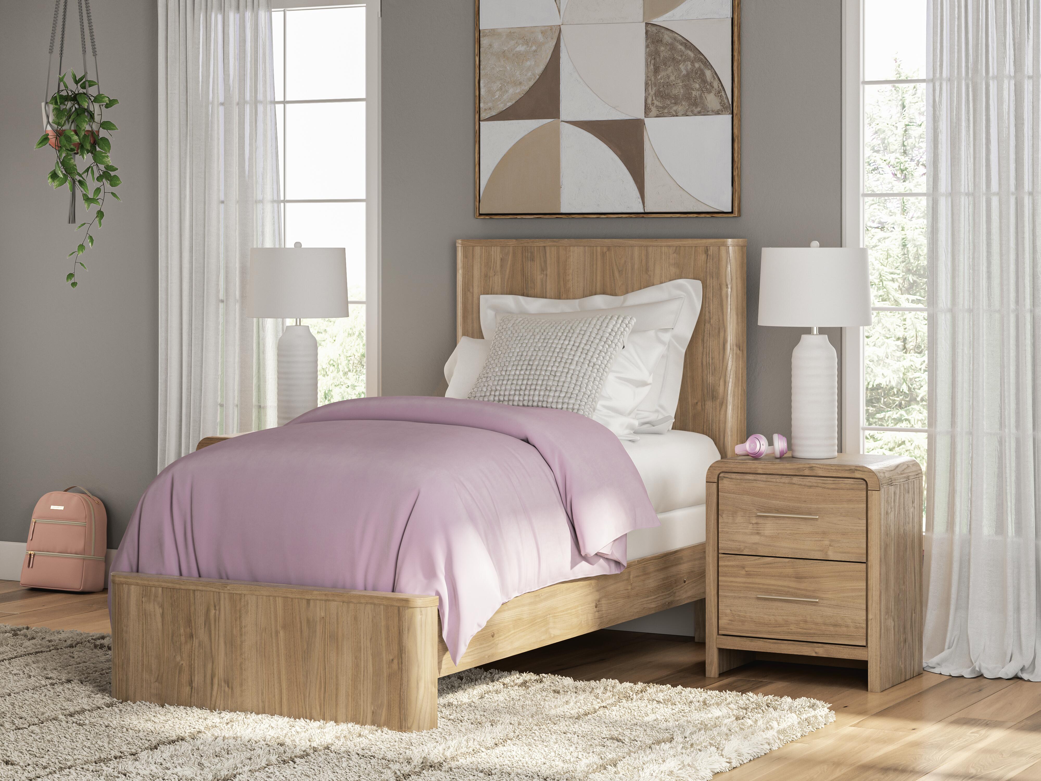Diamond Furniture - Ashley Furniture - Gramburg Twin Panel Bed - Twin Panel Bed - PCB1121B2