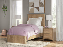 Diamond Furniture - Ashley Furniture - Gramburg Twin Panel Platform Bed - Twin Panel Platform Bed - PCB1121B8