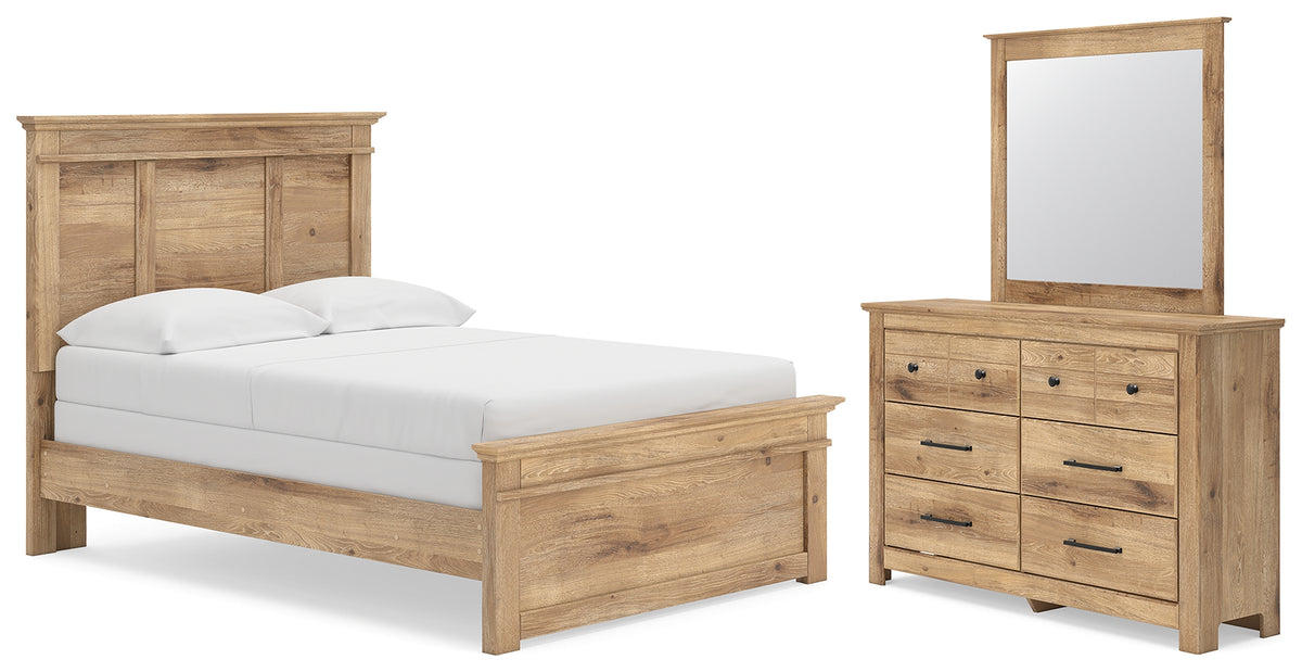 Diamond Furniture - Ashley Furniture - Makidern Full Panel Bed, Dresser and Mirror - Full Panel Bed, Dresser and Mirror - PCB1170B21