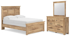 Diamond Furniture - Ashley Furniture - Makidern Full Panel Bed, Dresser and Mirror - Full Panel Bed, Dresser and Mirror - PCB1170B21