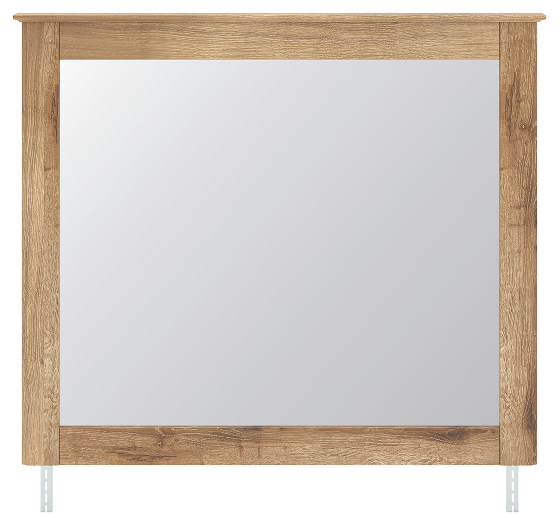 Diamond Furniture - Ashley Furniture - Makidern Bedroom Mirror - Bedroom Mirror / Tan - PCB1170-36