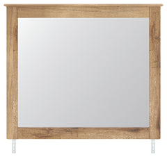 Diamond Furniture - Ashley Furniture - Makidern Bedroom Mirror - Bedroom Mirror / Tan - PCB1170-36