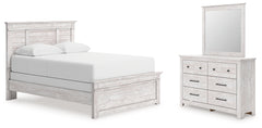 Diamond Furniture - Ashley Furniture - Makidern Queen Panel Bed, Dresser and Mirror - Queen Panel Bed, Dresser and Mirror - PCB1171B3