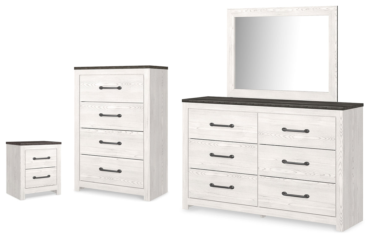 Diamond Furniture - Ashley Furniture - Gerridan Dresser, Mirror, Chest and Nightstand - Dresser, Mirror, Chest and Nightstand - B1190B40