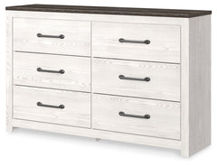 Diamond Furniture - Ashley Furniture - Gerridan Dresser - Six Drawer Dresser - B1190-31