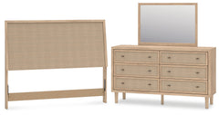 Cielden Queen Panel Headboard, Dresser and Mirror
