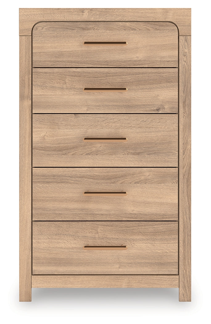 Diamond Furniture - Ashley Furniture - Kinlanni Chest of Drawers - Five Drawer Chest - PCB1360-46