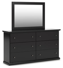 Maribel King Panel Bed, Dresser, Mirror, Chest, and 2 Nightstands