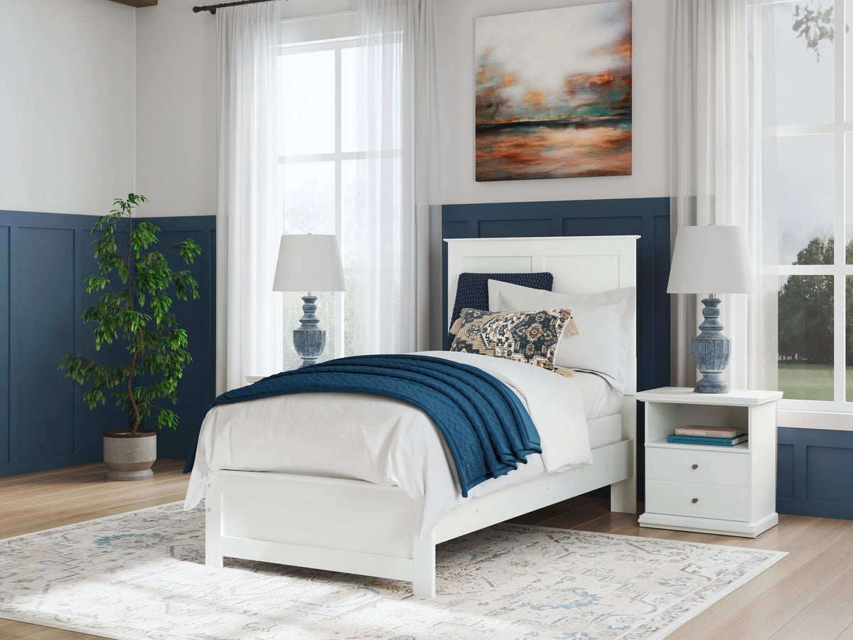 Diamond Furniture - Ashley Furniture - Bostwick Shoals Twin Panel Bed - Twin Panel Bed - B139B41