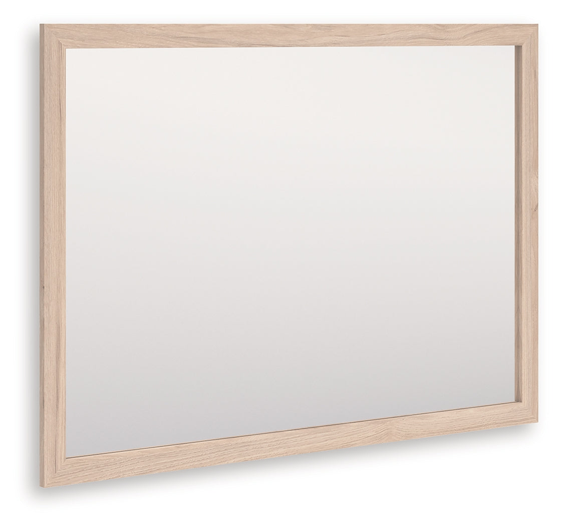 Diamond Furniture - Ashley Furniture - Arloster Mirror - Bedroom Mirror / Tan - PCB1566-36