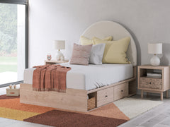 Diamond Furniture - Ashley Furniture - Arloster Bedroom - One Drawer Night Stand / Tan - PCB1566-91