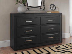 Diamond Furniture - Ashley Furniture - Stabotta Dresser - Six Drawer Dresser - PCB1755-31