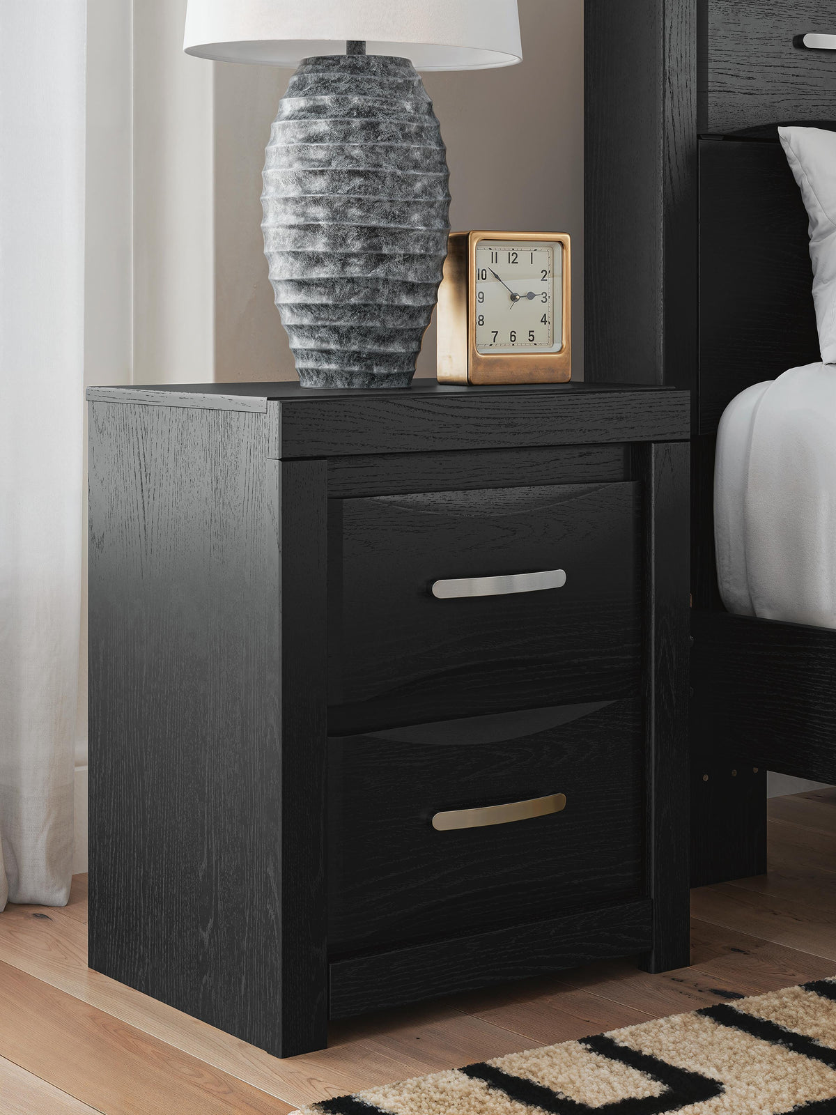 Diamond Furniture - Ashley Furniture - Stabotta Nightstand - Two Drawer Night Stand - PCB1755-92