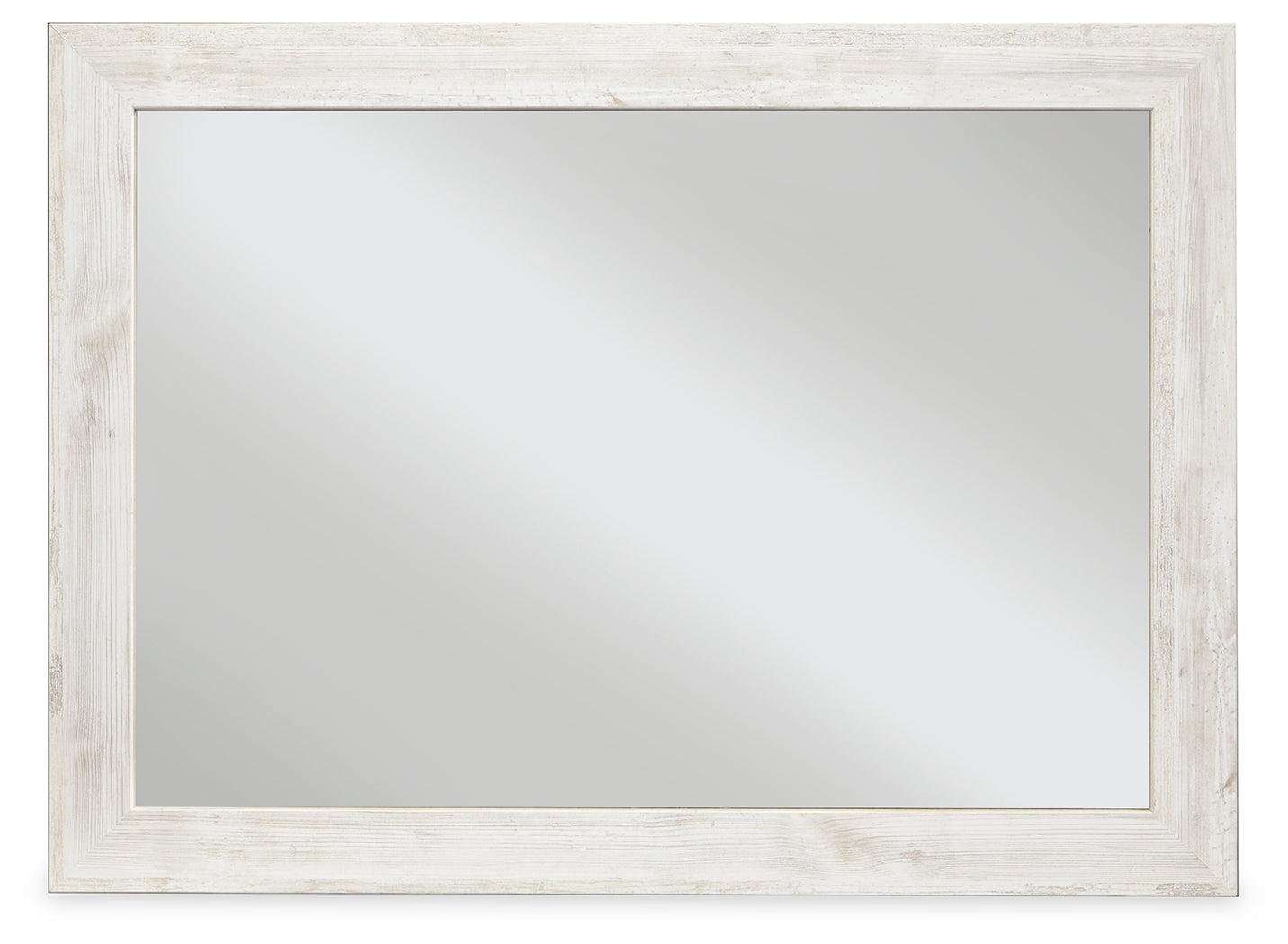 Diamond Furniture - Ashley Furniture - Paxberry Bedroom - Bedroom Mirror / Whitewash - B181-36
