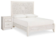 Diamond Furniture - Ashley Furniture - Paxberry Full Panel Bed and Nightstand - Full Panel Bed and Nightstand - B181B20