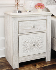 Diamond Furniture - Ashley Furniture - Paxberry Nightstand - Two Drawer Night Stand - B181-92