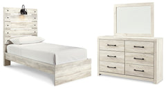 Diamond Furniture - Ashley Furniture - Cambeck Twin Panel Bed, Dresser and Mirror - Twin Panel Bed, Dresser and Mirror - B192B25
