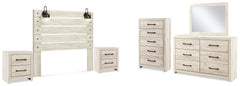 Diamond Furniture - Ashley Furniture - Cambeck Queen Panel Headboard, Dresser, Mirror, Chest and 2 Nightstands - Queen Panel Headboard, Dresser, Mirror, Chest and 2 Nightstands - B192B82