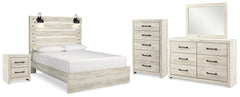 Cambeck Queen Panel Bed, Dresser, Mirror, Chest and Nightstand
