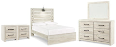 Cambeck Full Panel Bed, Dresser, Mirror and 2 Nightstands
