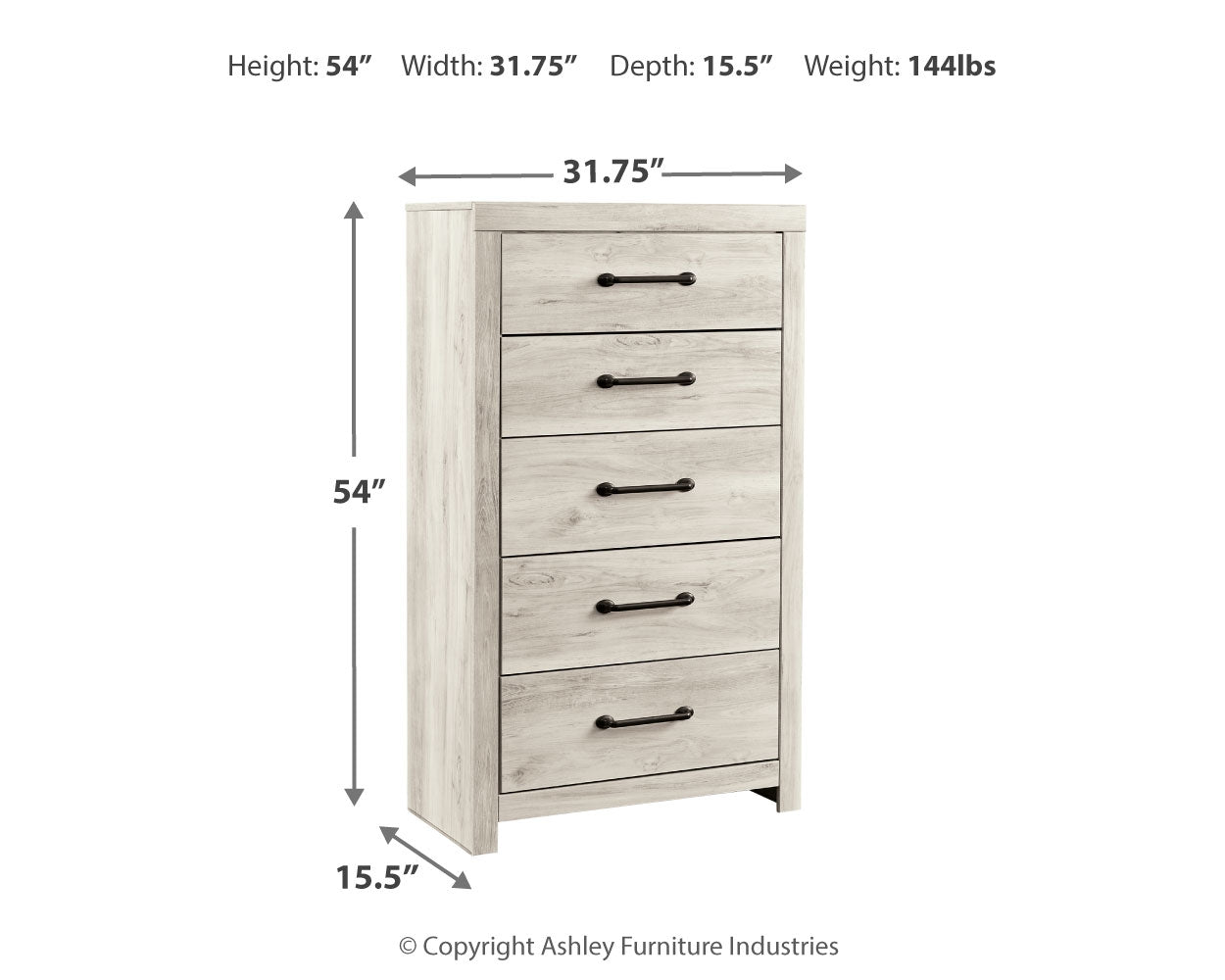 Cambeck King Panel Bed, Dresser, Mirror, Chest and 2 Nightstands
