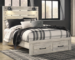 Diamond Furniture - Ashley Furniture - Cambeck Queen Panel Bed with 2 Storage Drawers - Queen Panel Bed with 2 Storage Drawers - B192B8