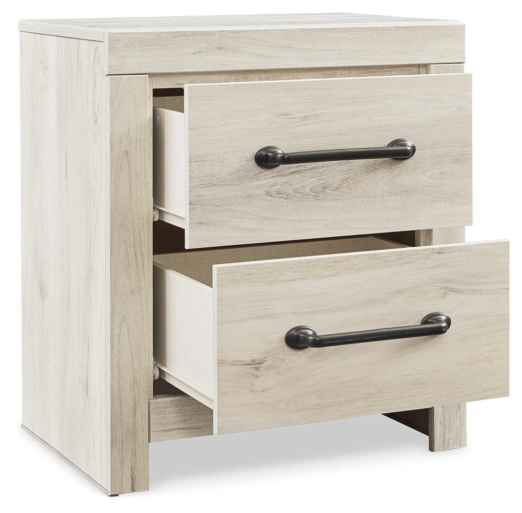 Cambeck King Panel Storage Bed, Dresser, Mirror and Nightstand