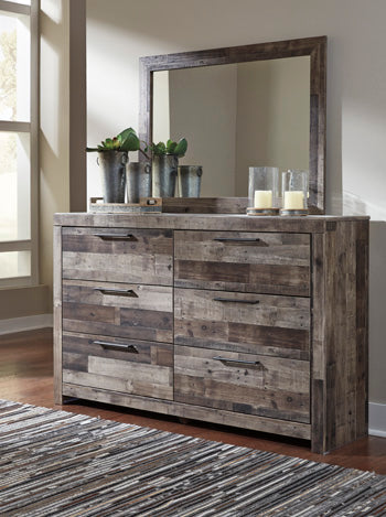 Diamond Furniture - Ashley Furniture - Derekson Bedroom - Bedroom Mirror / Multi Gray - B200-36
