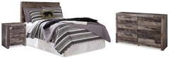 Diamond Furniture - Ashley Furniture - Derekson Full Panel Headboard, Dresser and Nightstand - Full Panel Headboard, Dresser and Nightstand - B200B57