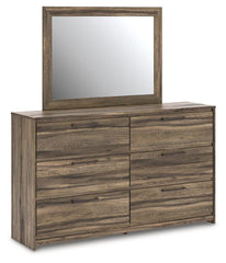 Elbrim Full Panel Storage Bed, Dresser, Mirror and 2 Nightstands