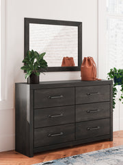 Diamond Furniture - Ashley Furniture - Hollivern Dresser and Mirror - Dresser and Mirror - PCB2108B1