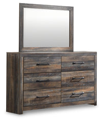 Drystan Queen Panel Bed, Dresser, Mirror and Nightstand