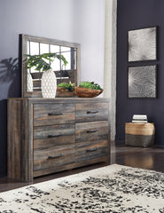 Diamond Furniture - Ashley Furniture - Drystan Bedroom - Five Drawer Chest / Multi - B211-46