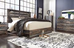 Diamond Furniture - Ashley Furniture - Drystan King Panel Bed - King Panel Bed / Multi - B211B14