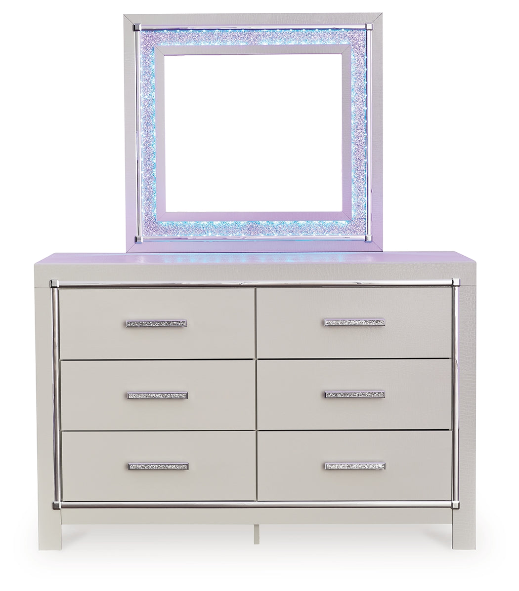 Zyniden Queen Upholstered Panel Bed