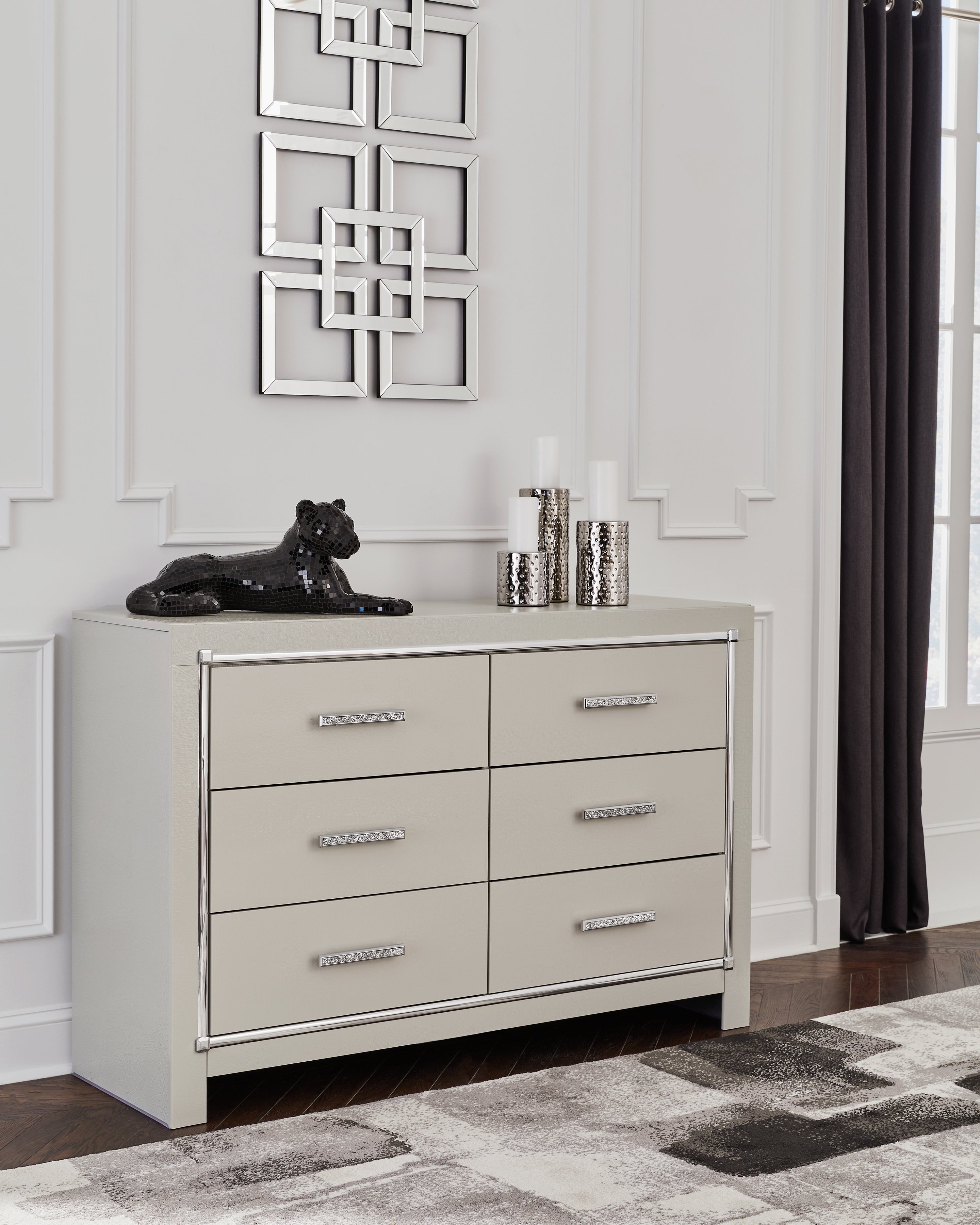 Zyniden Queen Upholstered Panel Bed