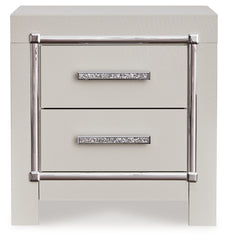 Zyniden Queen Panel Bed and Nightstand