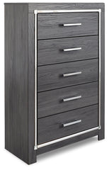 Lodanna King Storage Bed, 2 Chests and 2 Nightstands