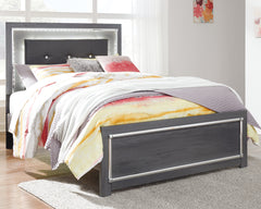 Diamond Furniture - Ashley Furniture - Lodanna Bedroom - Full Panel Bed / Gray - B214B4