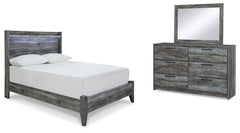 Diamond Furniture - Ashley Furniture - Baystorm Full Panel Bed, Dresser and Mirror - Full Panel Bed, Dresser and Mirror - B221B62
