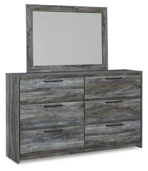 Baystorm King Panel Bed, Dresser, Mirror, Chest and Nightstand