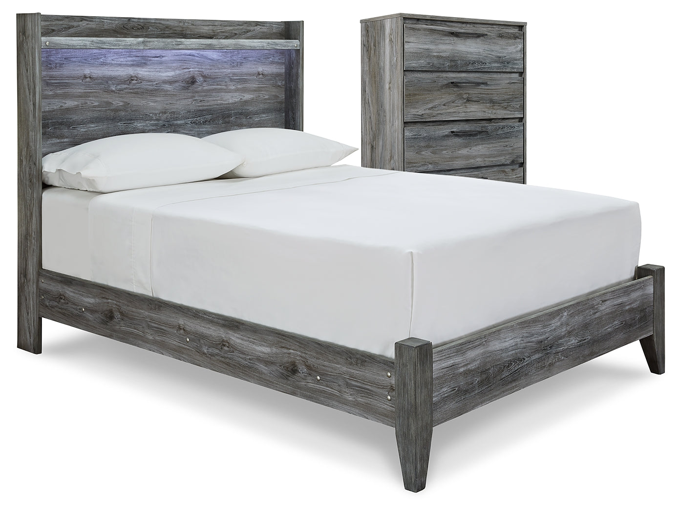 Diamond Furniture - Ashley Furniture - Baystorm Full Panel Bed and Chest - Full Panel Bed and Chest - B221B50
