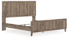 Diamond Furniture - Ashley Furniture - Rusticott King Panel Bed - King Panel Bed / Brown - PCB2260B6