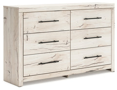 Diamond Furniture - Ashley Furniture - Lawroy Dresser - Six Drawer Dresser - B2310-31